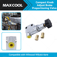 {{ Compact Knob Adjust Brake Proportioning Valve Suitable For Wilwood WB260-8419 }} - Buy Car Parts Online at {{ Kaka Auto Parts }}.