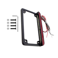 Motorcycle License Plate Frame Bracket With LED Brake Light Suitable For Harley-Davidson