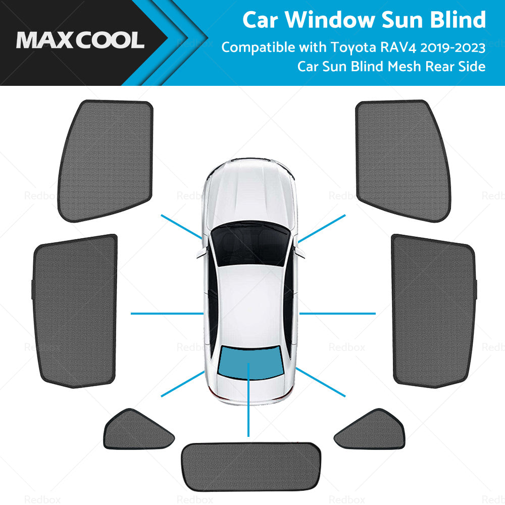 {{ Window Sun Shade for Toyota RAV4 2019-2023 Magnetic Car Sun Blind Mesh Rear Side }} - Buy Car Parts Online at {{ Kaka Auto Parts }}.