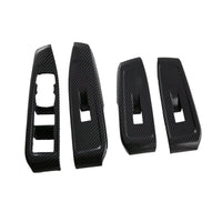 4x Carbon Car Window Control Panel Switch Cover Suitable For Ford Ranger