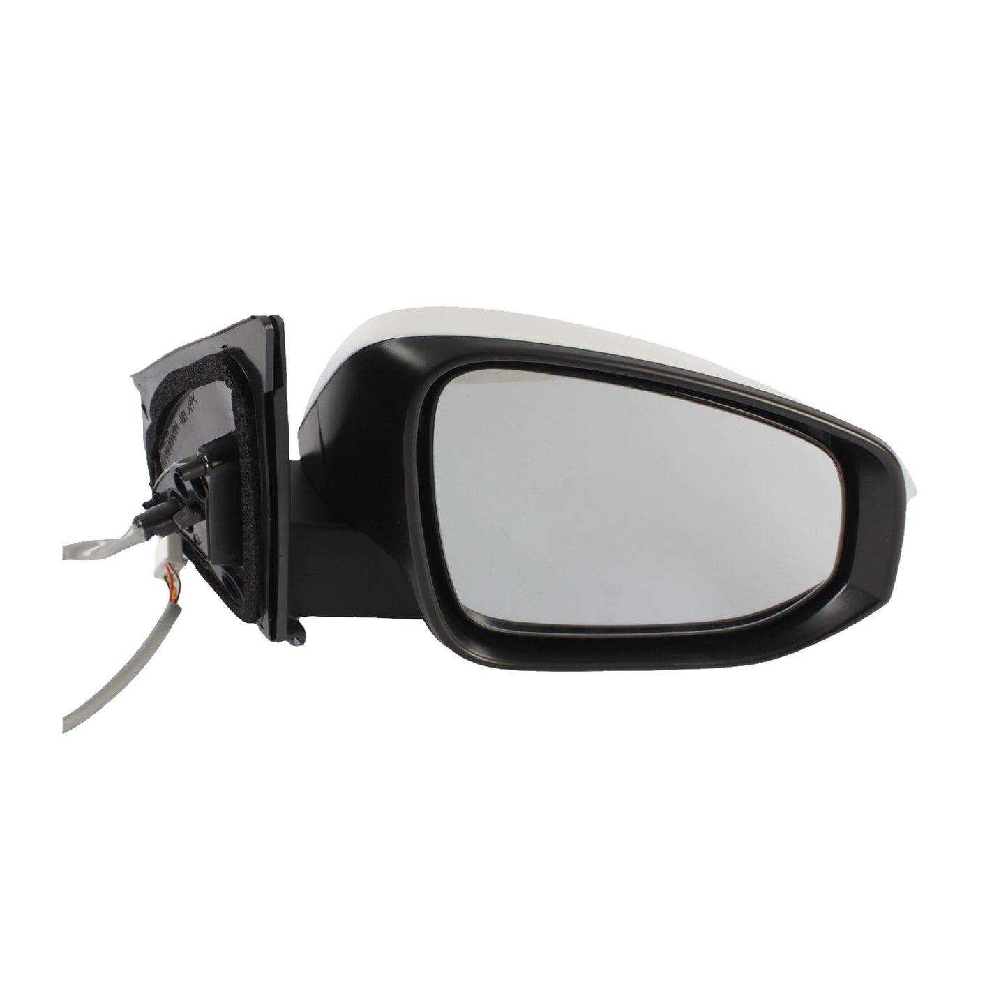 White No Autofold Right Side Door Mirror Suitable for Toyota RAV4 2013-2018 White Right Side Non-Fold