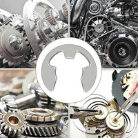 Stainless Steel E Clips C Circlip Kit Retaining Ring 400PCS Assorted M1.5-M15mm Suitable For General Mechanical Applications