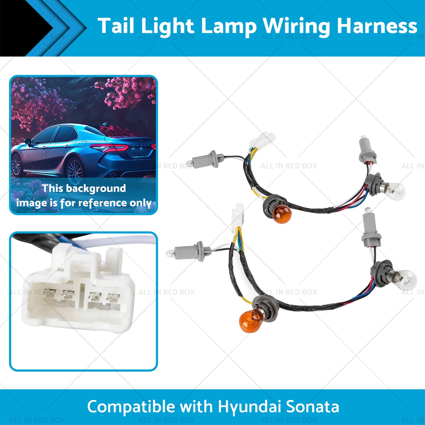{{ Tail Light Lamp Wiring Harness Suitable for 92450-3Q000 11-14 Hyundai Sonata }} - Buy Car Parts Online at {{ Kaka Auto Parts }}.