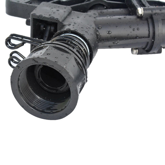 DN40 Impact Sprinkler Spray Gun Sprinkler Head w or  5 Spray Nozzles Irrigation