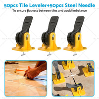 {{ 50PCS Tile Levelling Spacer Tiling Tool Leveling System Clips Floor Wall Wrench }} - Buy Car Parts Online at {{ Kaka Auto Parts }}.