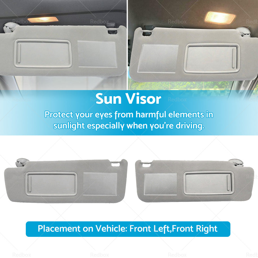 {{ LHRH Sun Visor Suitable For Toyota Prado TRJ120 RZJ120 KDJ120  LJ120 KZJ120 }} - Buy Car Parts Online at {{ Kaka Auto Parts }}.