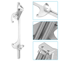 {{ Throttle Cable Bracket Carburetor Billet Aluminum Silver Fits For Carb 4150 4160 }} - Buy Car Parts Online at {{ Kaka Auto Parts }}.