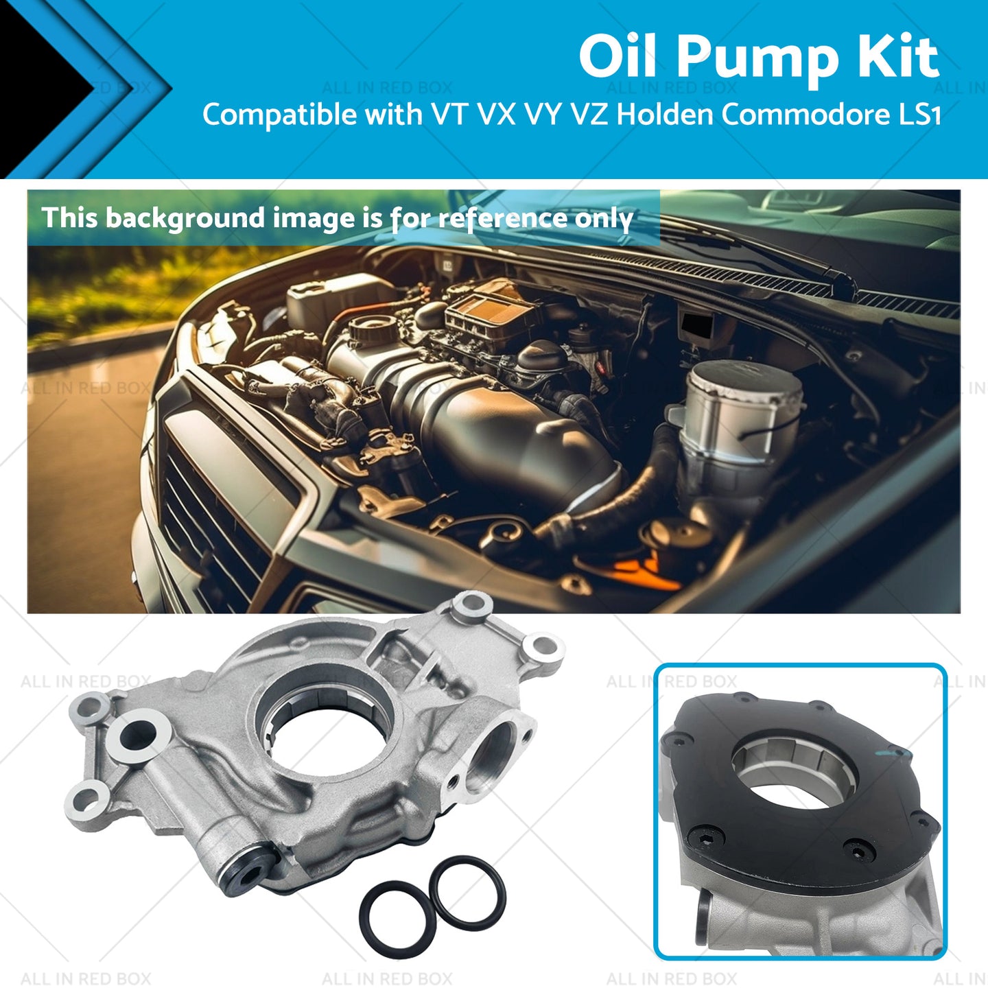 {{ M295HV High Volume Oil Pump Kit Suitable for VT VX VY Holden Commodore LS1 V8 }} - Buy Car Parts Online at {{ Kaka Auto Parts }}.