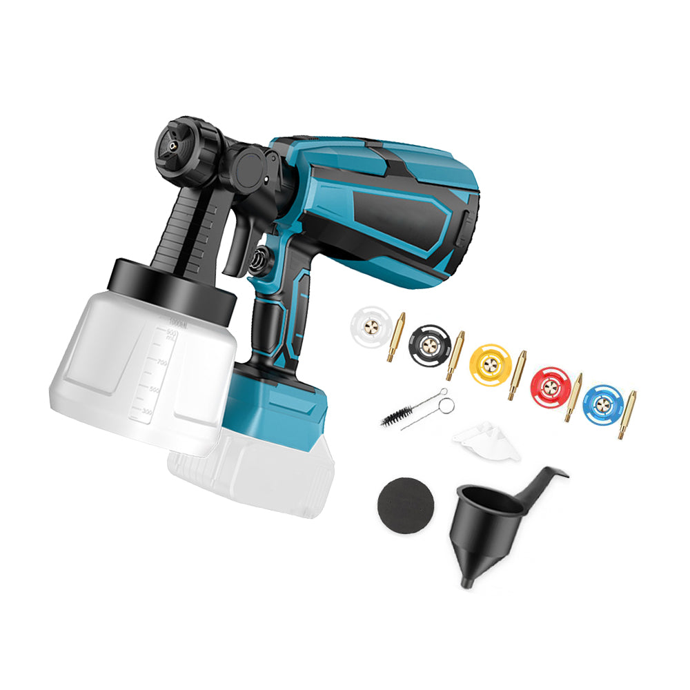 Cordless High Pressure Spray Gun Airless Paint Sprayer Suitable For Makita Battery