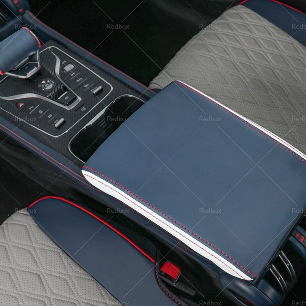 {{ Car Interior Center Console Leather Armrest Mat Cover Suitable ForBYD ATTO 3 22- }} - Buy Car Parts Online at {{ Kaka Auto Parts }}.