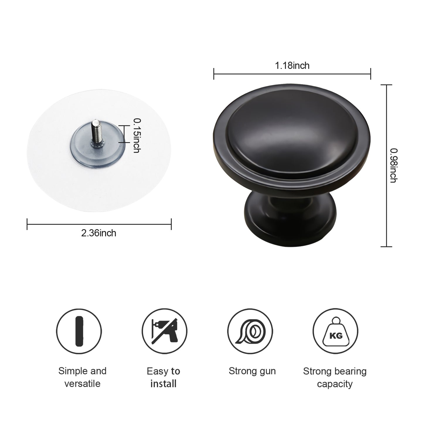 {{ 4PCS Set Kitchen Cabinet Knobs Drawer Knobs Drawer Handle for Dresser Drawers }} - Buy Car Parts Online at {{ Kaka Auto Parts }}.