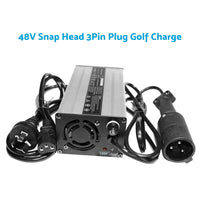 48V 6A Snap-Head 3-Pin Plug Battery Charger Suitable For EZ-GO TXT & Club Golf Cart
