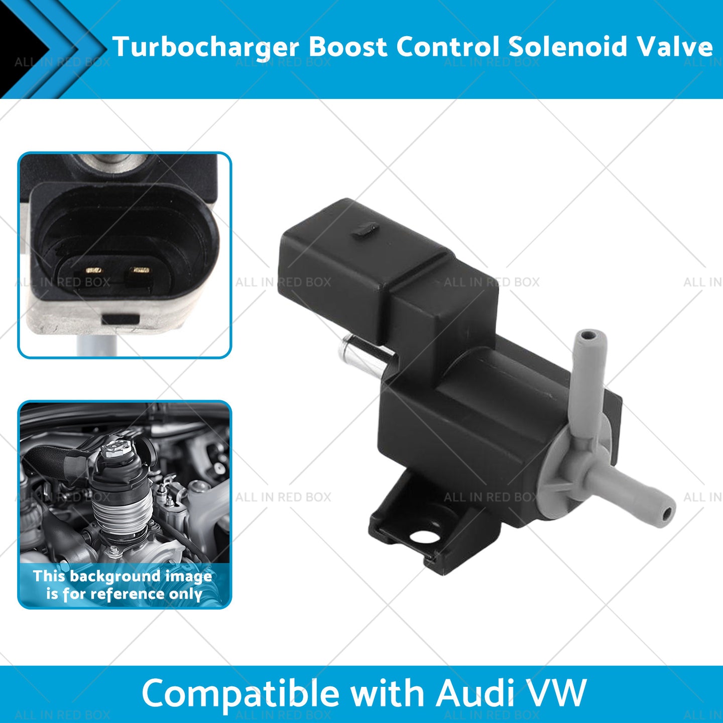 {{ Turbocharger Boost Control Solenoid Valve Suitable for Audi VW 06F906283F }} - Buy Car Parts Online at {{ Kaka Auto Parts }}.