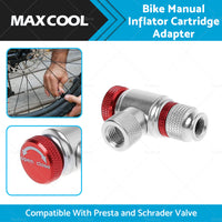 {{ Bike Manual Inflator Cartridge Valve CO2 Inflator Cartridge Adapter Presta }} - Buy Car Parts Online at {{ Kaka Auto Parts }}.
