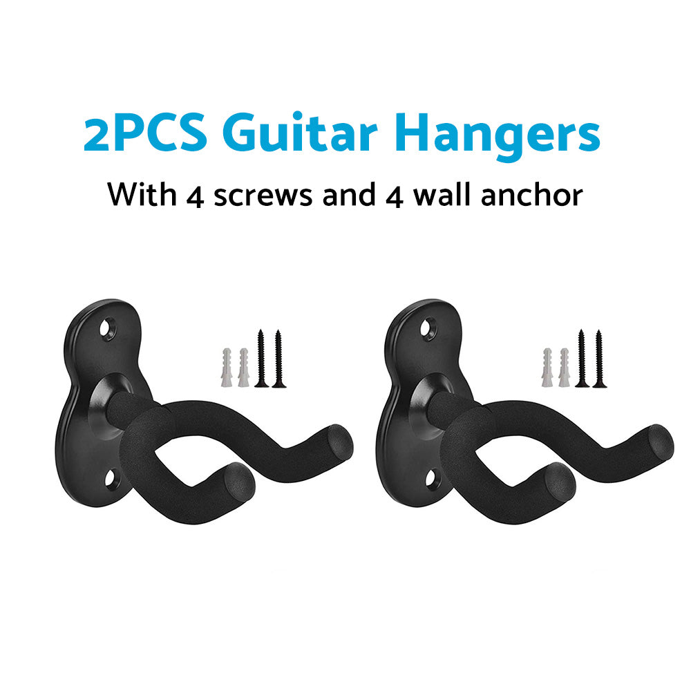 Guitar Hanger Display Wall Mount Holder Hook Rack Bracket Padded Instrument
