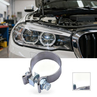Narrow Band Clamp 2.25 Inches Suitable for Exhaust Pipe Clamp Pair Pack MT012003 - BG1