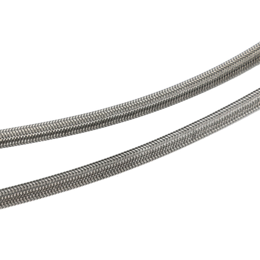 Front & Rear Braided Brake Line Hose Set Suitable For Nissan Patrol GQ Y60 1988–1997 / Ford Maverick DA 1988–1994