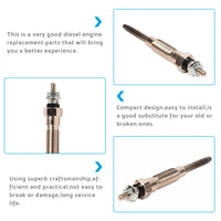 4x Glow Plug Suitable For Toyota Hilux LN106 LN107 LN111 LN85 LN86 LN147