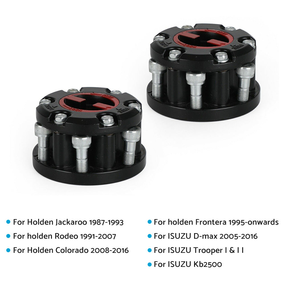 Free Wheeling Hub Locking Set Suitable For Holden Jackaroo Rodeo Colorado Frontera Isuzu