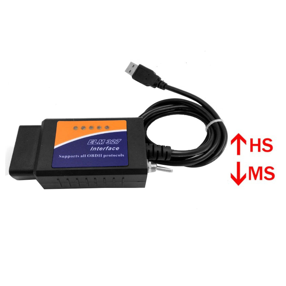 USB Adapter Modified Suitable For Ford ELMconfig Latest Chip HS-CAN MS-CAN Forscan OBD2