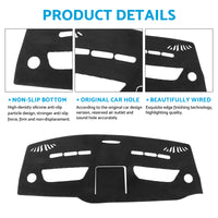 Dashboard Cover Dash Mat Black Suitable For Mercedes Vito 447 Chassis 2014+