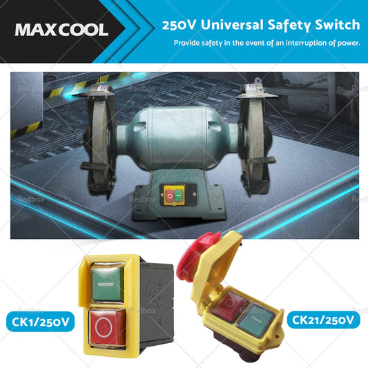 {{ 250V Universal Safety Emergency Switch Waterproof Dustproof Switch CK1 or CK21D }} - Buy Car Parts Online at {{ Kaka Auto Parts }}.