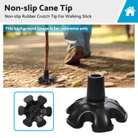 {{ Cane Tip Tripod Non-slip Rubber 19mm Crutch Tip For Walking Stick High Quality }} - Buy Car Parts Online at {{ Kaka Auto Parts }}.