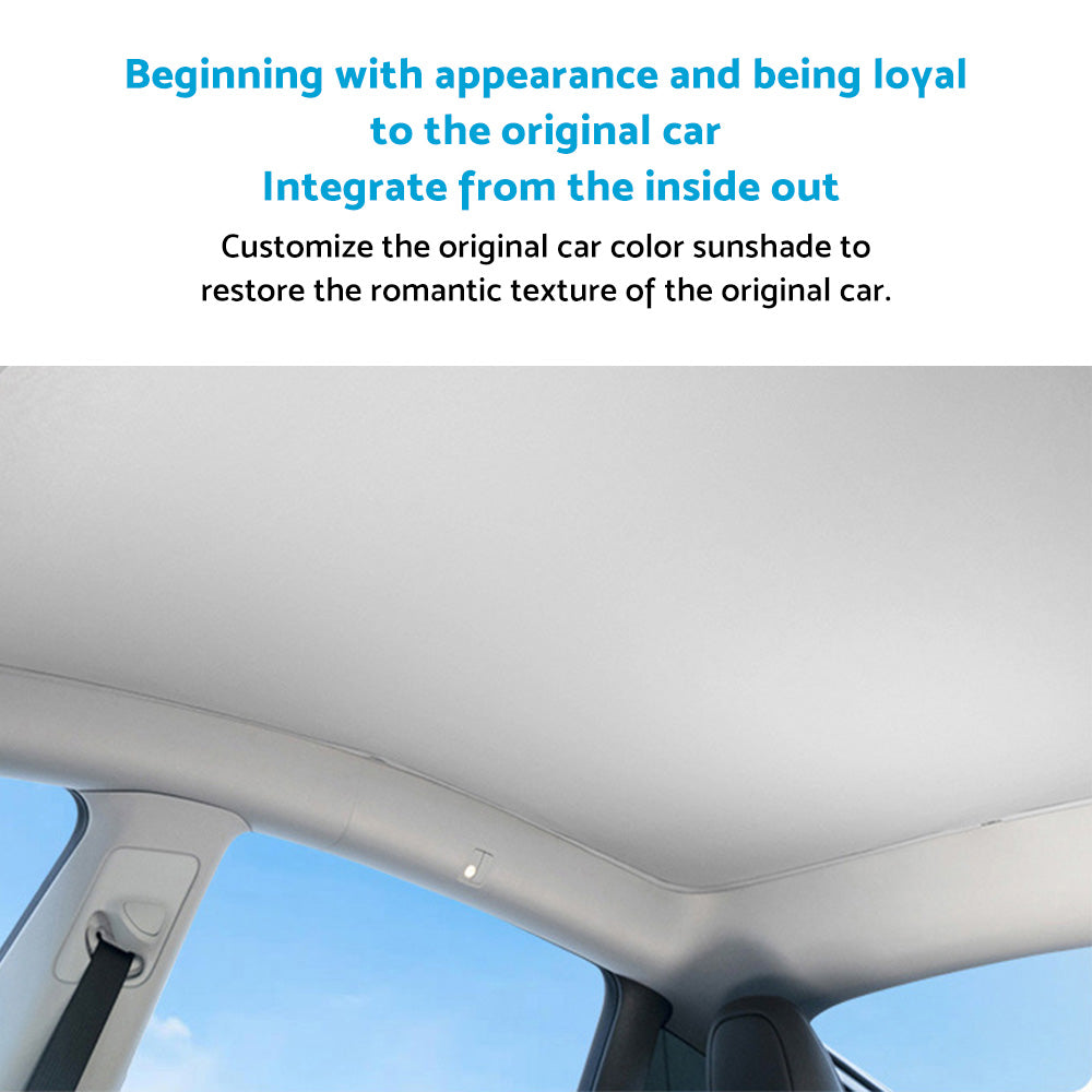 Glass Sunroof Shade Mesh Suitable For Tesla Model Y Sunroof Window UV Protection