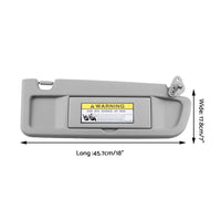 {{ Right Driver Side Sun Visor&Mounting Screws Suitable for Honda Civic FD 06~12 }} - Buy Car Parts Online at {{ Kaka Auto Parts }}.