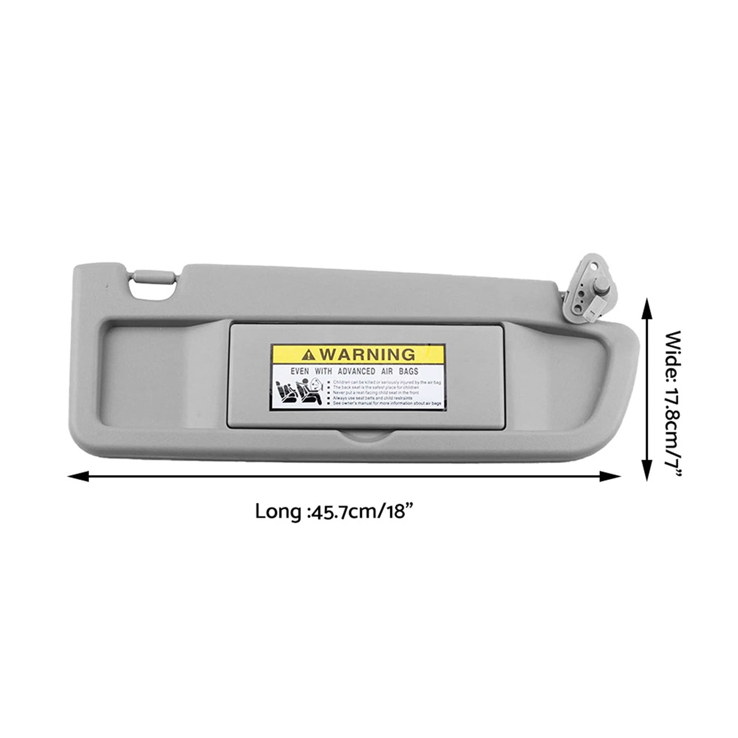 {{ Right Driver Side Sun Visor&Mounting Screws Suitable for Honda Civic FD 06~12 }} - Buy Car Parts Online at {{ Kaka Auto Parts }}.