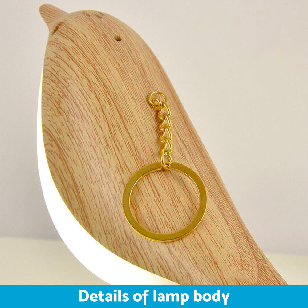 Modern Magpie Bird LED Table Lamp Touch Control Bedside Reading Night Light for Bedroom