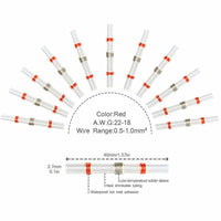 {{ Solder Seal Sleeve Heat Shrink Butt Wire Connectors Terminals Waterproof }} - Buy Car Parts Online at {{ Kaka Auto Parts }}.