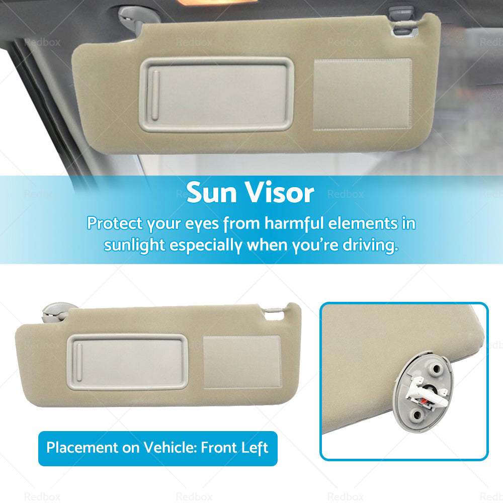 {{ LH Sun Visor Suitable For Toyota Prado TRJ120 RZJ120 LJ120 KZJ120 KDJ120 GRJ120 }} - Buy Car Parts Online at {{ Kaka Auto Parts }}.