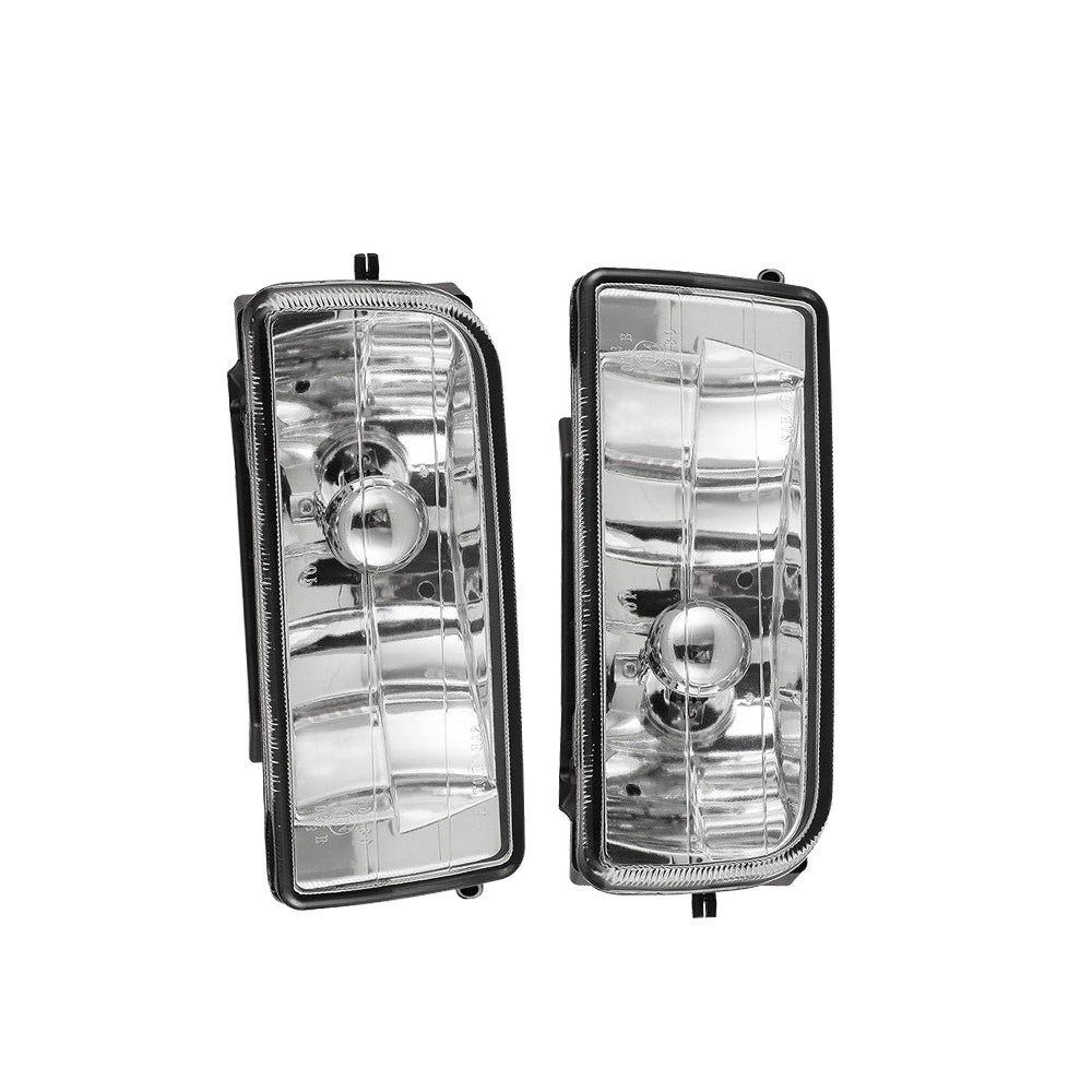 2x Fog Lights Driving Spot Lamps Black Housing Suitable For BMW E36 3 Series 1992-1998