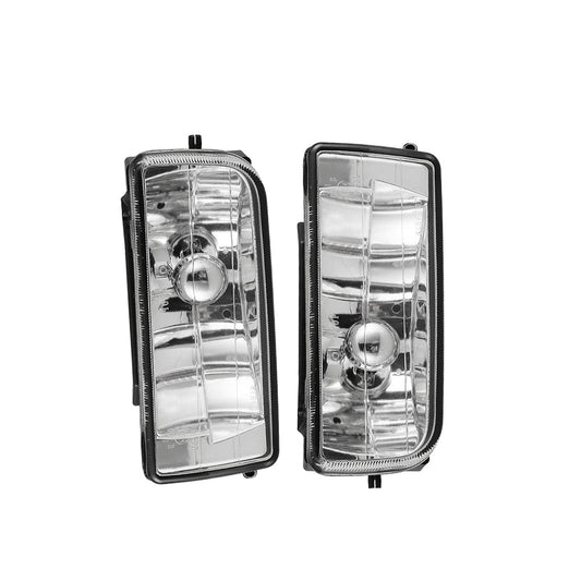 2x Fog Lights Driving Spot Lamps Black Housing Suitable For BMW E36 3 Series 1992-1998