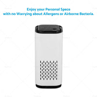 {{ USB Car Air Purifier HEPA Ionizer Portable Mini Car Room Air Cleaner Freshener }} - Buy Car Parts Online at {{ Kaka Auto Parts }}.