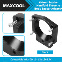 {{ 102mm Manifold Throttle Body Spacer Adapter Suitable For GM LS1 LS2 LS6 Black }} - Buy Car Parts Online at {{ Kaka Auto Parts }}.