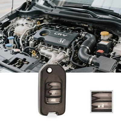 {{ Universal 3 Button Remote Key Suitable for Honda Accord Civic CR-V Sku2126 }} - Buy Car Parts Online at {{ Kaka Auto Parts }}.