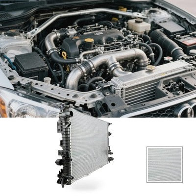 {{ Radiator Suitable for Audi A8 S8 4H 2.0TFSI 2.5FSI 3.0TDI 3.0TFSI 2010-2018 }} - Buy Car Parts Online at {{ Kaka Auto Parts }}.