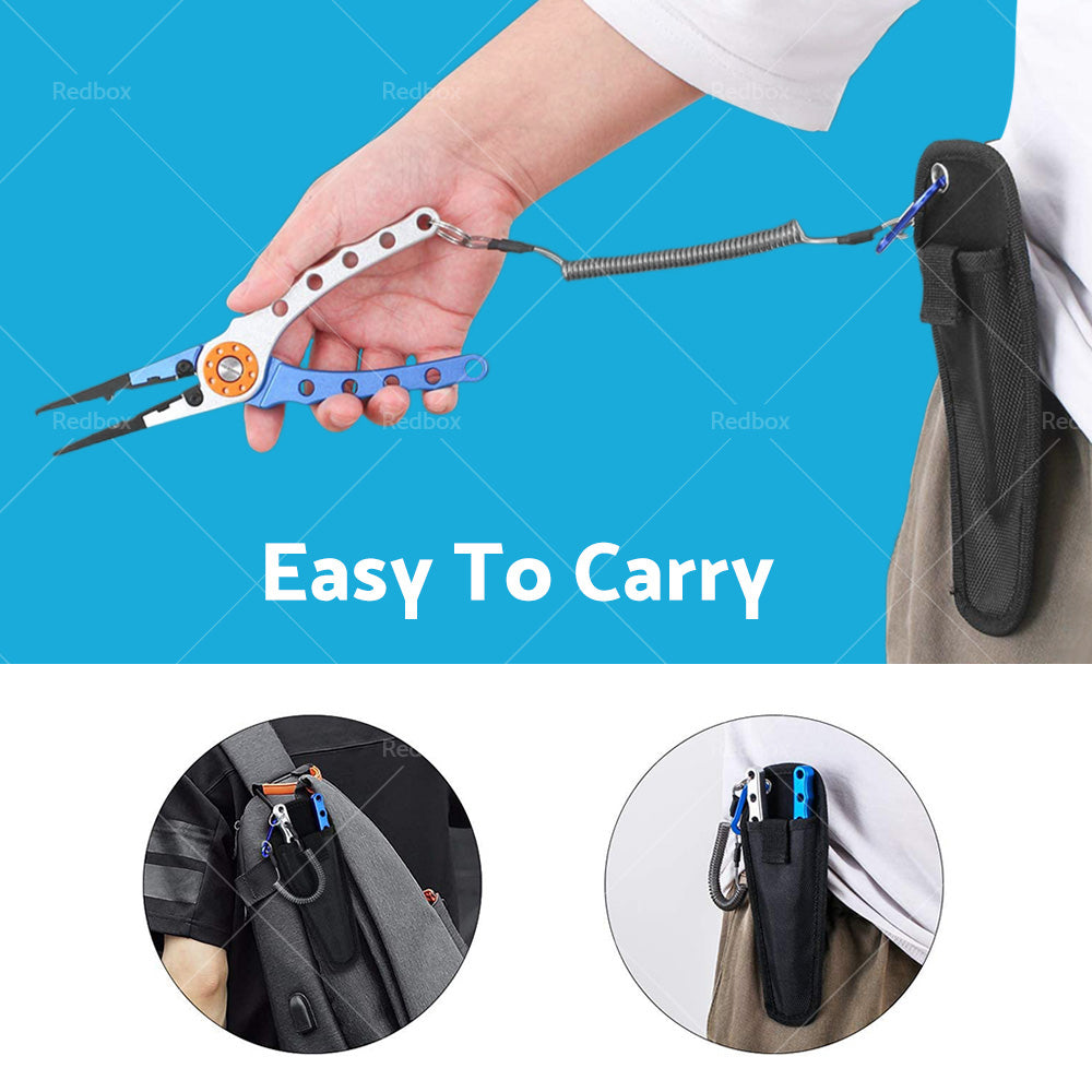 {{ 7. 9  Aluminium Fishing Pliers Hook Remover Line Cutting Mono Braid Fish Grip }} - Buy Car Parts Online at {{ Kaka Auto Parts }}.