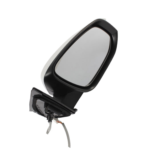 White No Autofold Right Side Door Mirror Suitable for Toyota RAV4 2013-2018 White Right Side Non-Fold