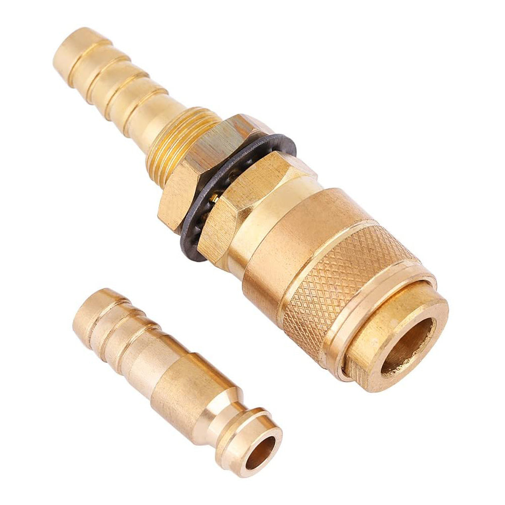 {{ Female Quick Gas Connection with 6mm Barb for Argon and Water Suit Kemppi Unimig }} - Buy Car Parts Online at {{ Kaka Auto Parts }}.