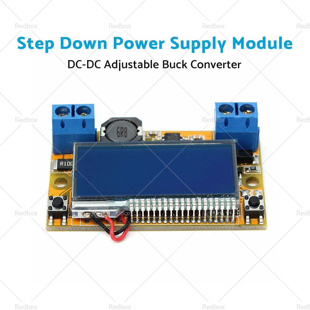 {{ DC-DC Adjustable Buck Converter Step Down Power Supply Module LCD with Shell }} - Buy Car Parts Online at {{ Kaka Auto Parts }}.