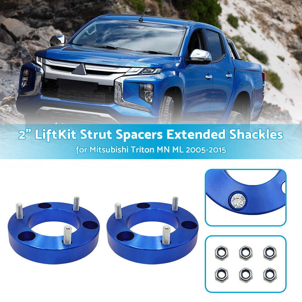 25mm Front Coil Spacer Kit Suitable For Mitsubishi Triton MN ML MQ 2005-ON