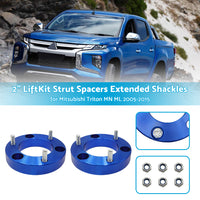 25mm Front Coil Spacer Kit Suitable For Mitsubishi Triton MN ML MQ 2005-ON