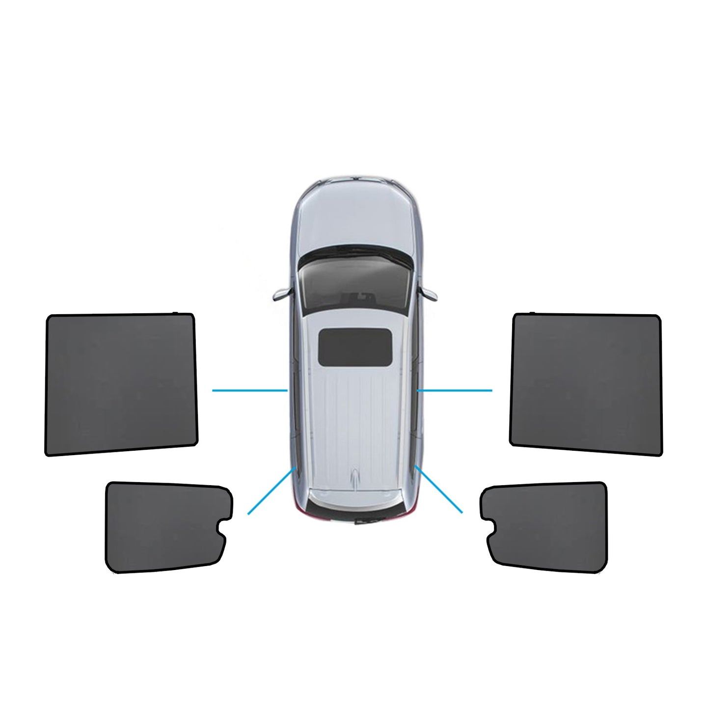 {{ Car Window Sun Protection Blinds Suitable For Mitsubishi Pajero 2006-2022 }} - Buy Car Parts Online at {{ Kaka Auto Parts }}.