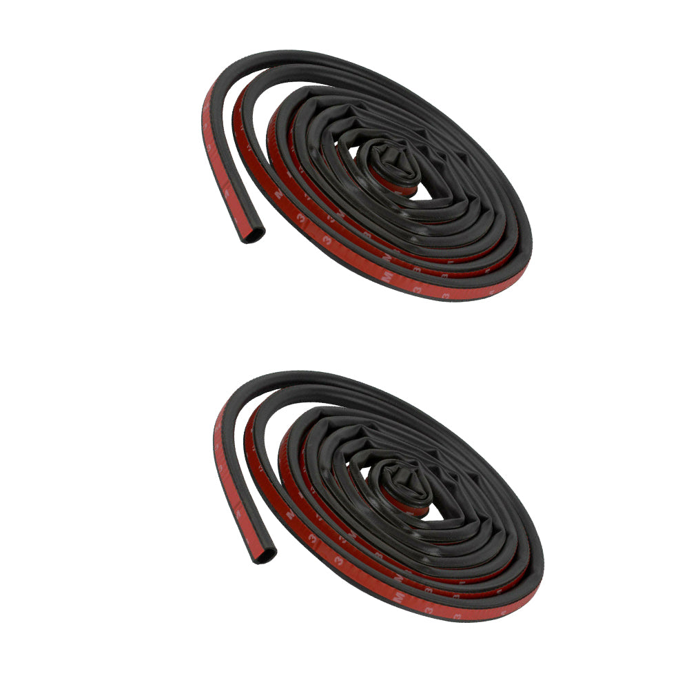 8M D-Shape Rubber Door Seal Strip Suitable For Car, Truck & Motor Vehicle Weatherproofing Australia