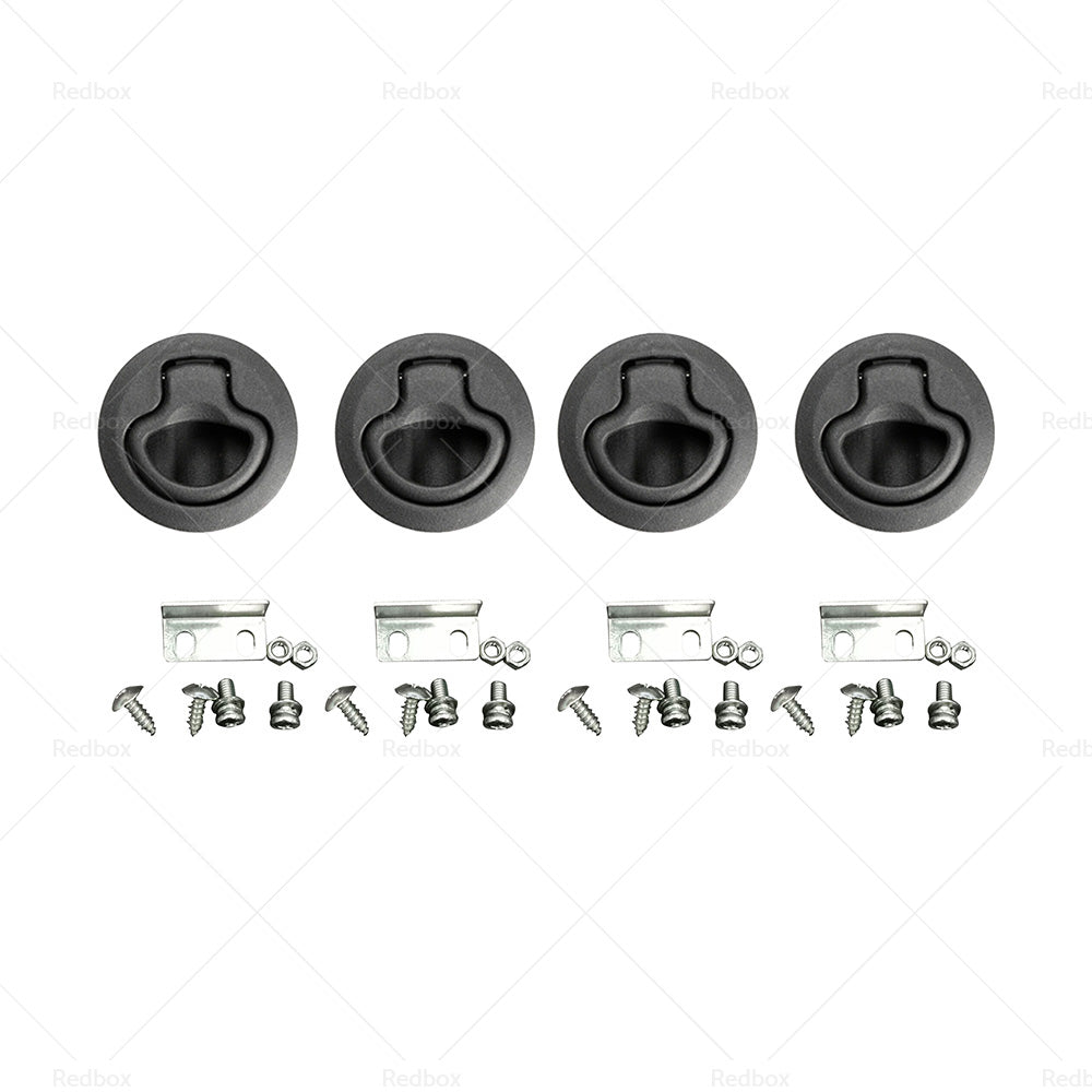 {{ 4x Round Flush Pull Slam Hatch Latch Door Lock Deck For RV Marine Boat Caravan }} - Buy Car Parts Online at {{ Kaka Auto Parts }}.