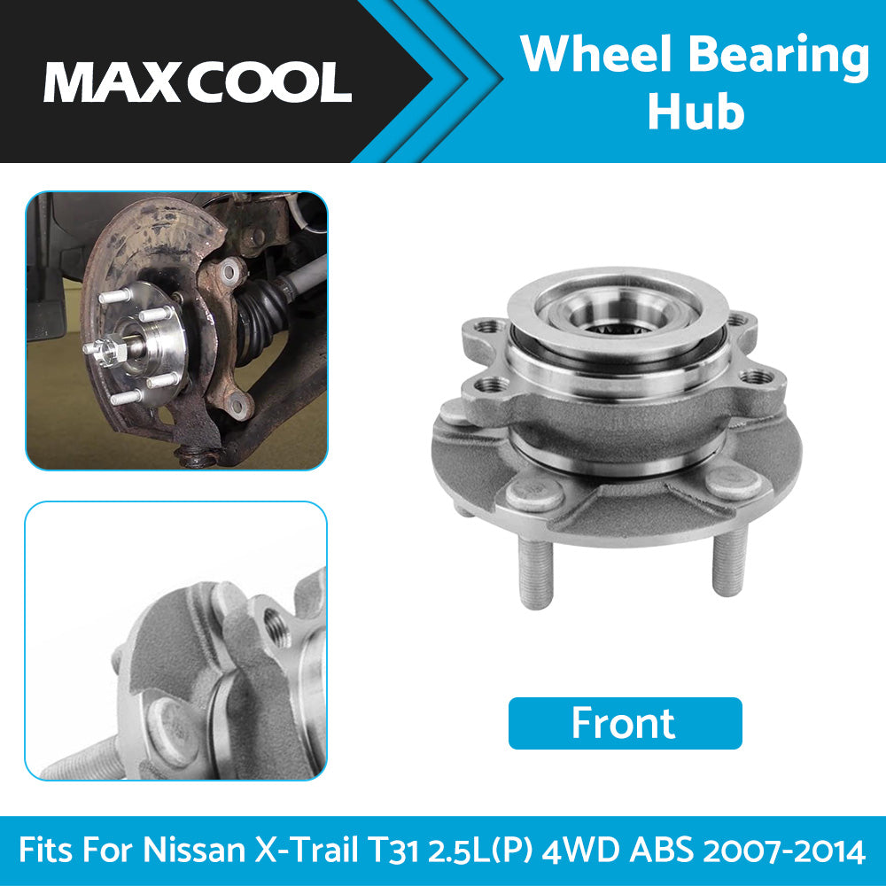{{ Front Wheel Bearing Hub Fits For Nissan X-Trail T31 2. 5L P  4WD ABS 2007-2014 }} - Buy Car Parts Online at {{ Kaka Auto Parts }}.