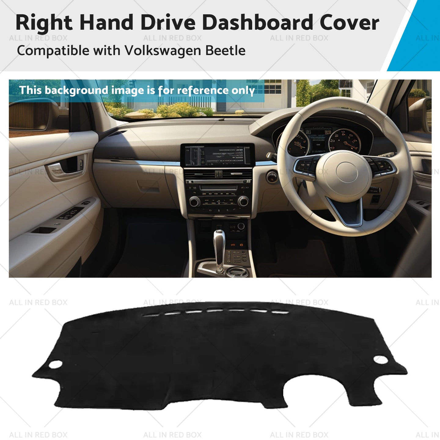 {{ Dashboard Cover Dash Mat Right Hand Drive Suitable For Volkswagen Beetle 98-11 }} - Buy Car Parts Online at {{ Kaka Auto Parts }}.